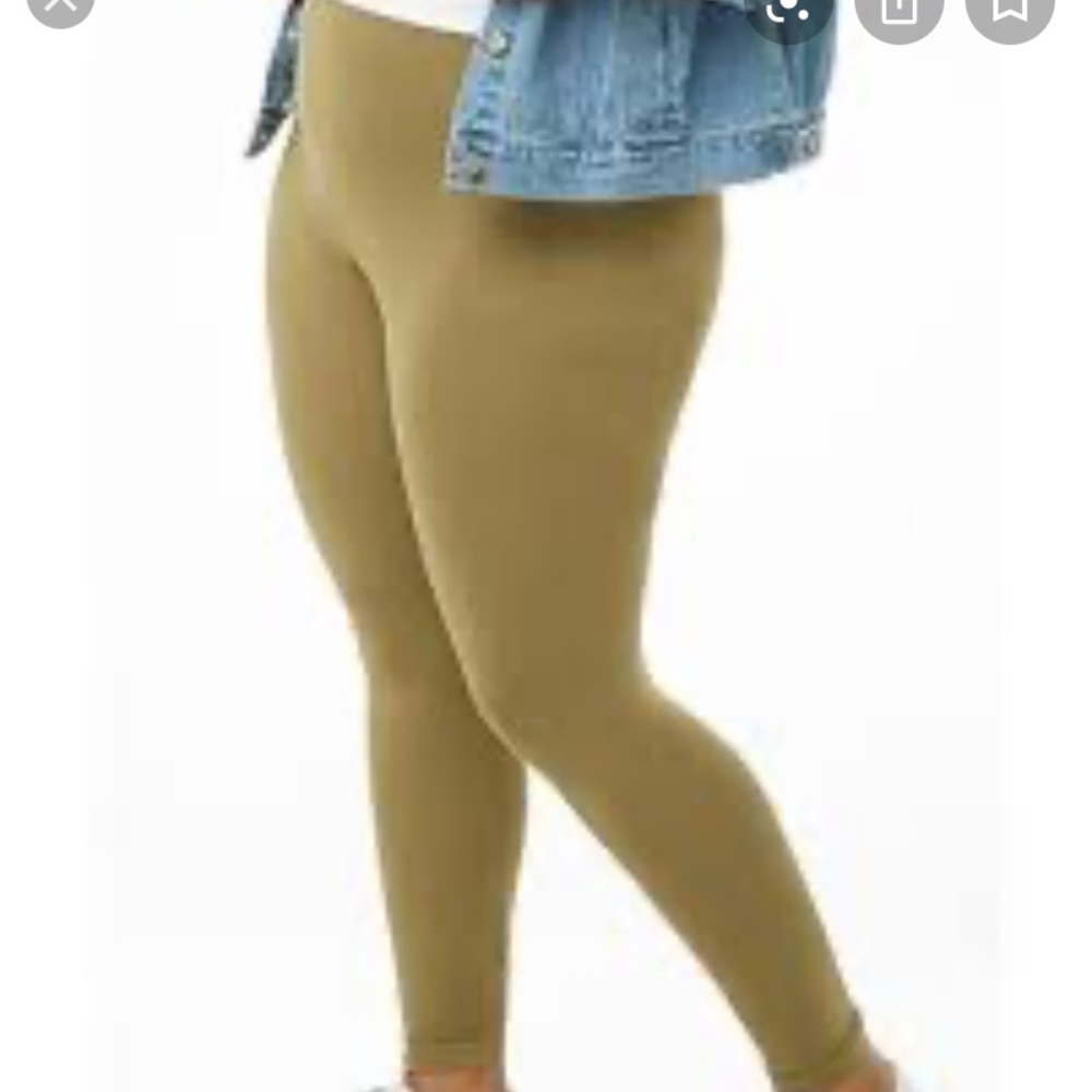 Olive Green Leggings